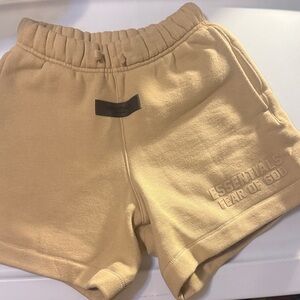Fear of God Essentials Kids Shorts in Beige